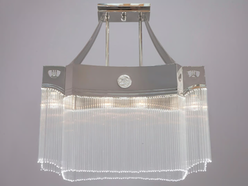 METROPOLITAN III - Handmade brass chandelier by Patinas Lighting - view 3
